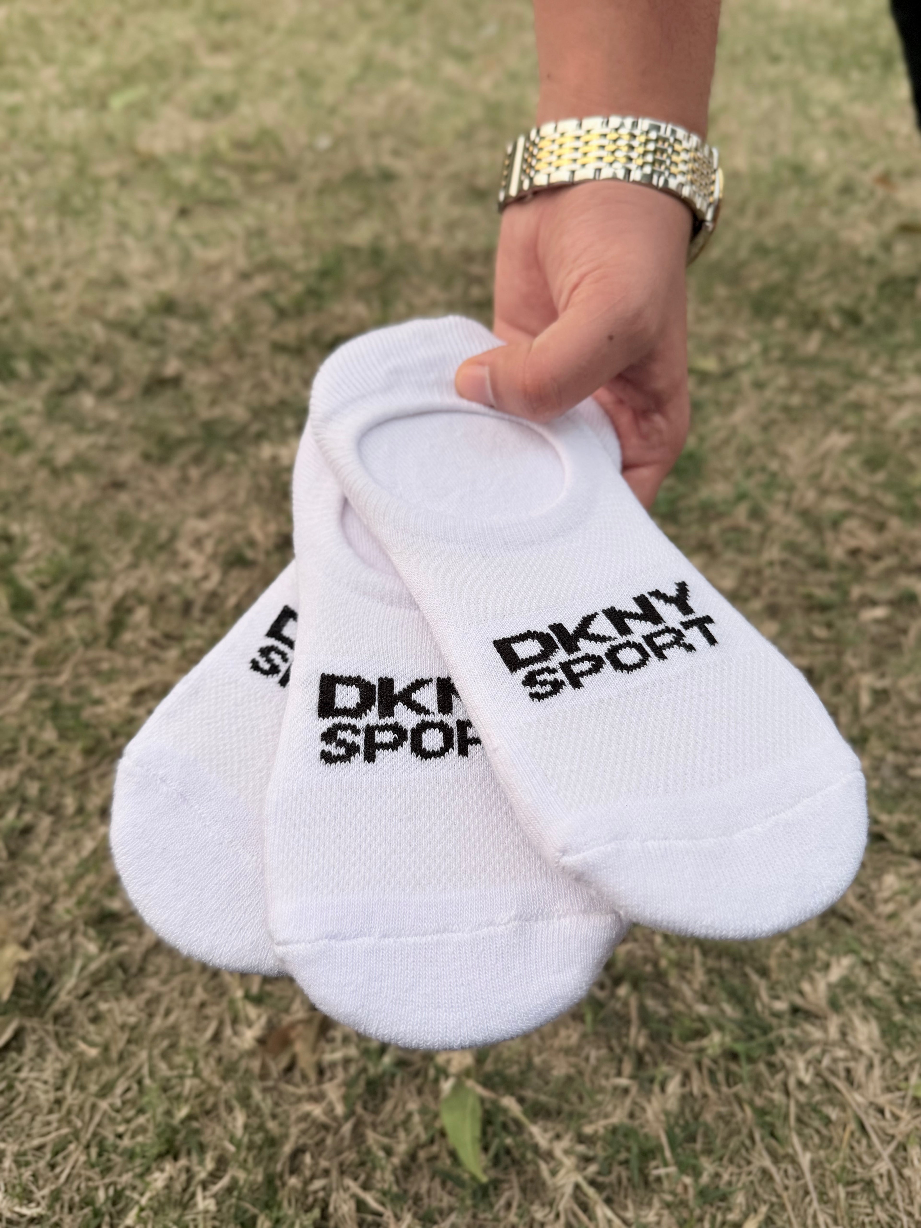 DKNY Unisex Sports Ankle Socks - Pack of 3