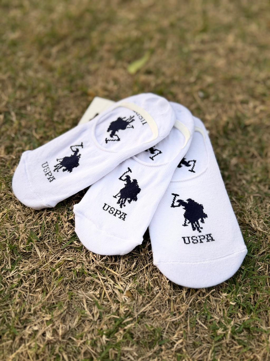 U.S. Polo Assn. Unisex Logo Ankle Socks - Pack of 3